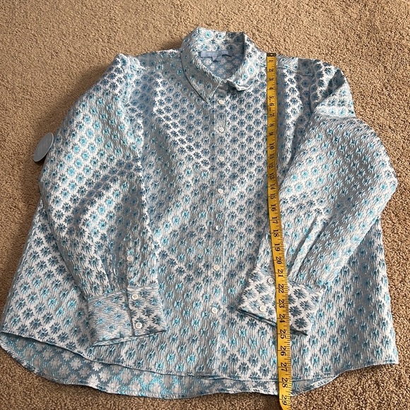 New! HILL HOUSE size XL snowflake brocade James shirt and Winston pants - Picture 6 of 14